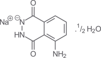 3-Aminophthalhydrazide sodium salt hemihydrate