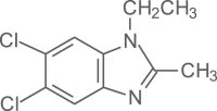5,6-Dichloro-1-ethyl-2-methylbenzimidazole 